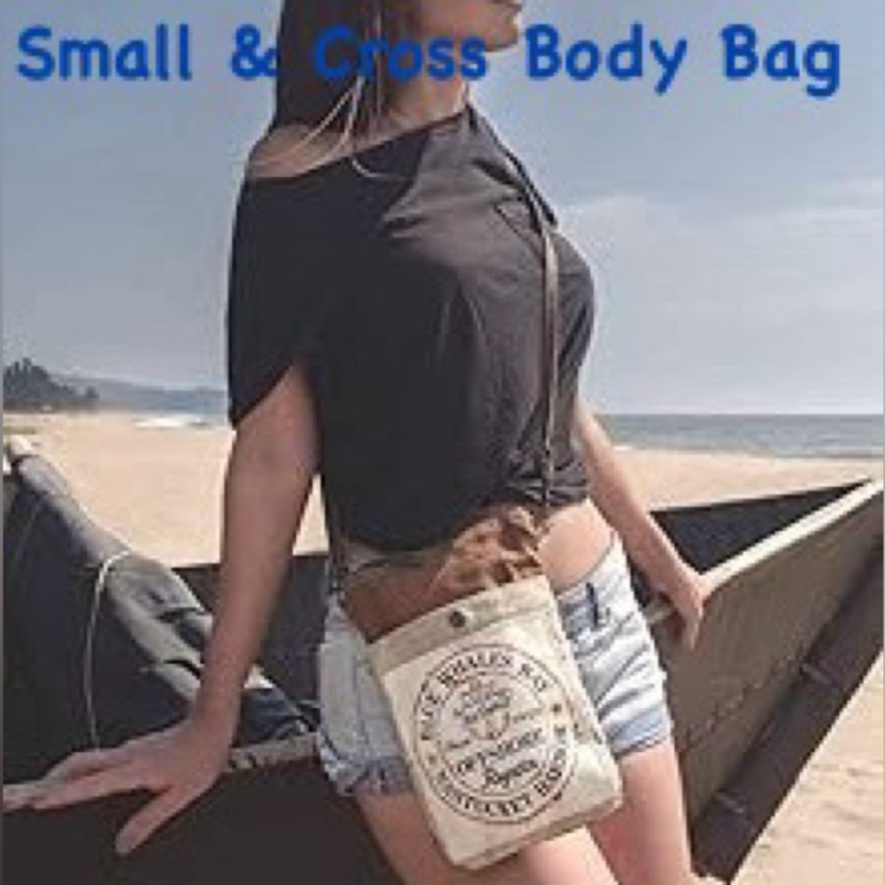 NWT Myra Bag Sailing Anchor Canvas Shoulder Bag S-1040